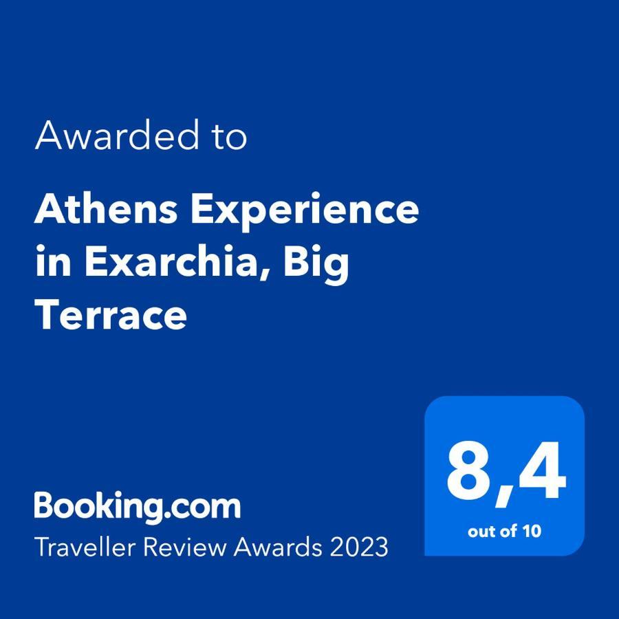 Apartament Athens Experience In Exarchia, Big Terrace Zewnętrze zdjęcie